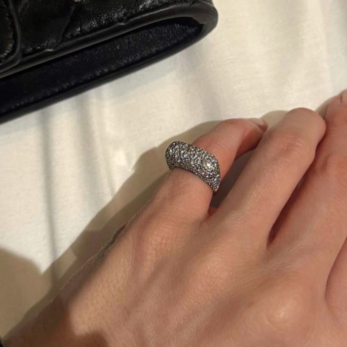 Pré-venda Anel Ouro Amerelo 18k com Diamantes