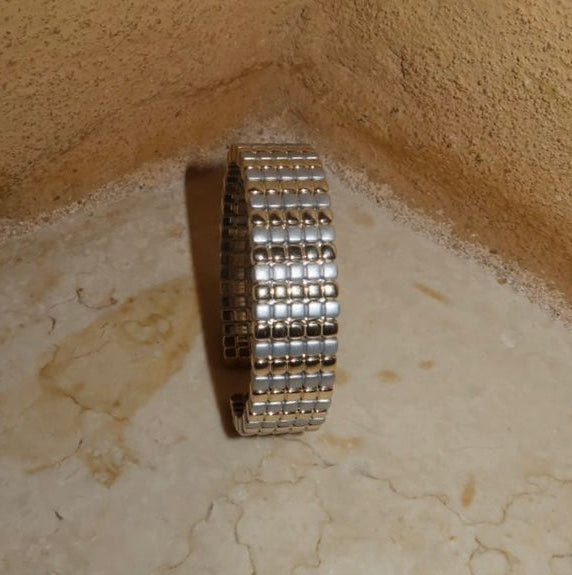 Ouroboros Bracelet Ouro Branco e Ouro Amarelo